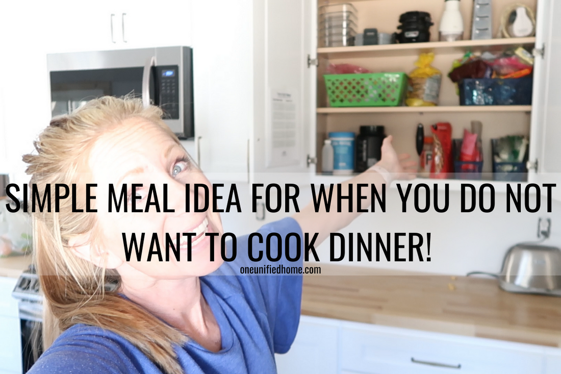 Simple Meal Idea -  Simple Meal Idea Solution for When You Need a Fast Dinner!