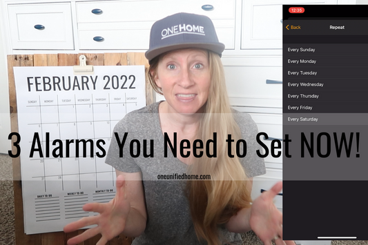 3 Alarms You Need to Set NOW!