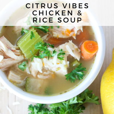 Lemon Chicken & Rice Soup