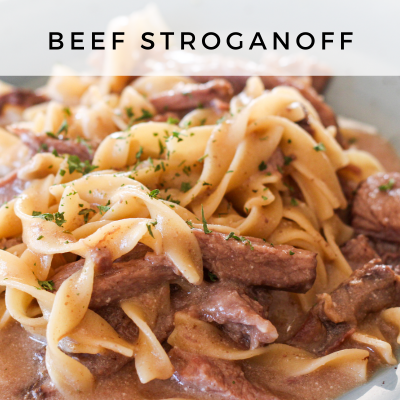 Beef Stroganoff