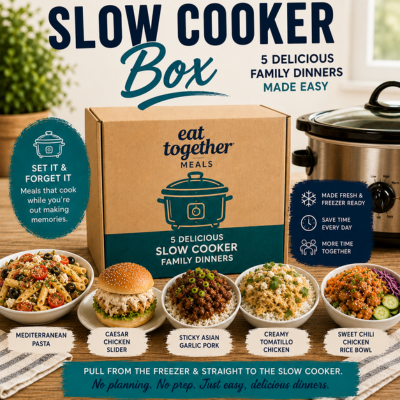 EASY Slow Cooker Meal Kits - 5 Family Dinners