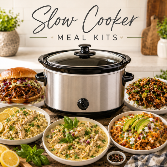 EASY Slow Cooker Meal Kits - 5 Family Dinners