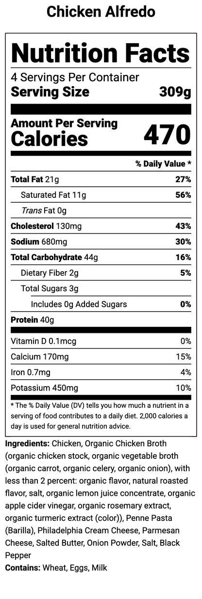 November 12th or 13th Delivery - 5 Family Dinners