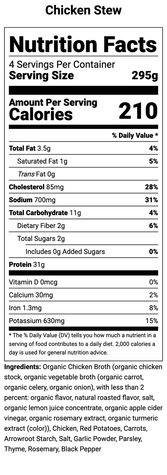 Hearty Homestyle Chicken Stew