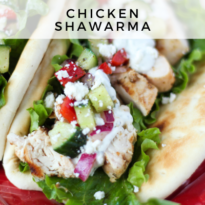 February Menu - 5 Family Dinners